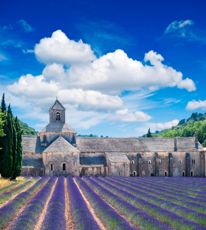 Фотообои Дом, цветы, тучи