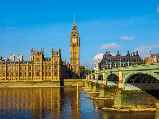 Фотошпалери яскравий Лондон над Темзою